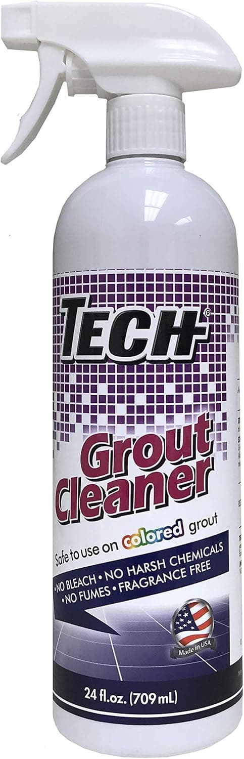 TECH Grout Cleaner - Ready To Use Grout Cleaner Spray for Tiles, Floors and Walls with No Harsh Chemical (24 Oz)