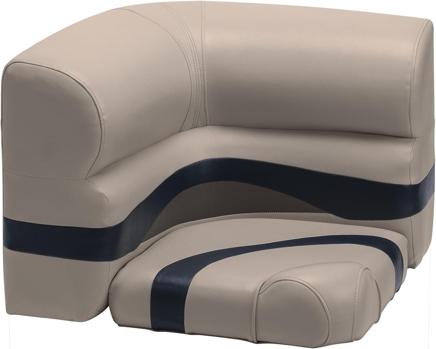 Wise Premier Series Pontoon 26-Inch Radius Corner Seat, Cushions Only
