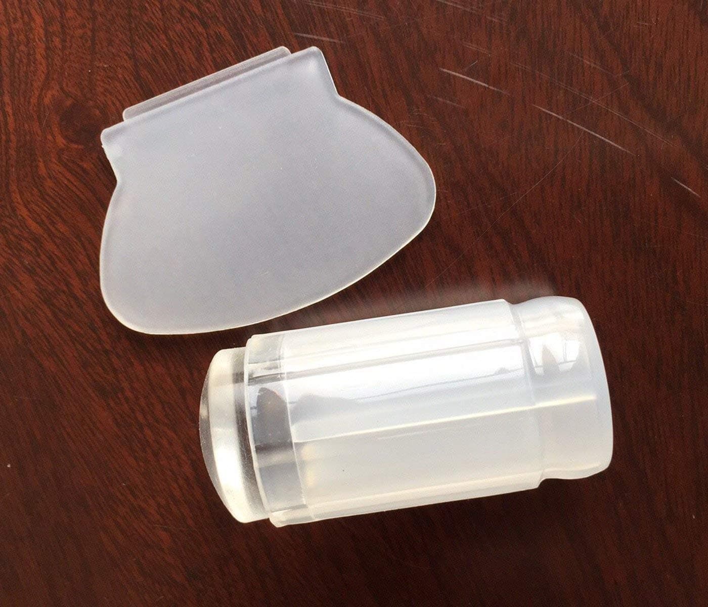 Finger Angel New Clear 2.8CM Jelly Nail Art Stamping Stamper Scraper Image Plate Stamper Manicure Tools DIY Polish Kit