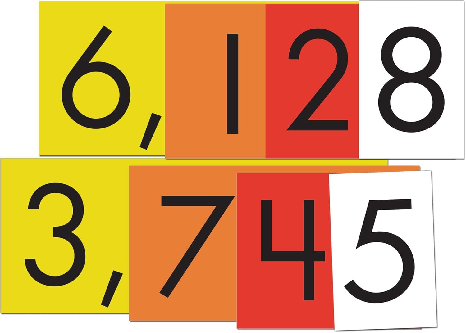 Essential Learning Products 4-Value Whole Numbers Place Cards Set