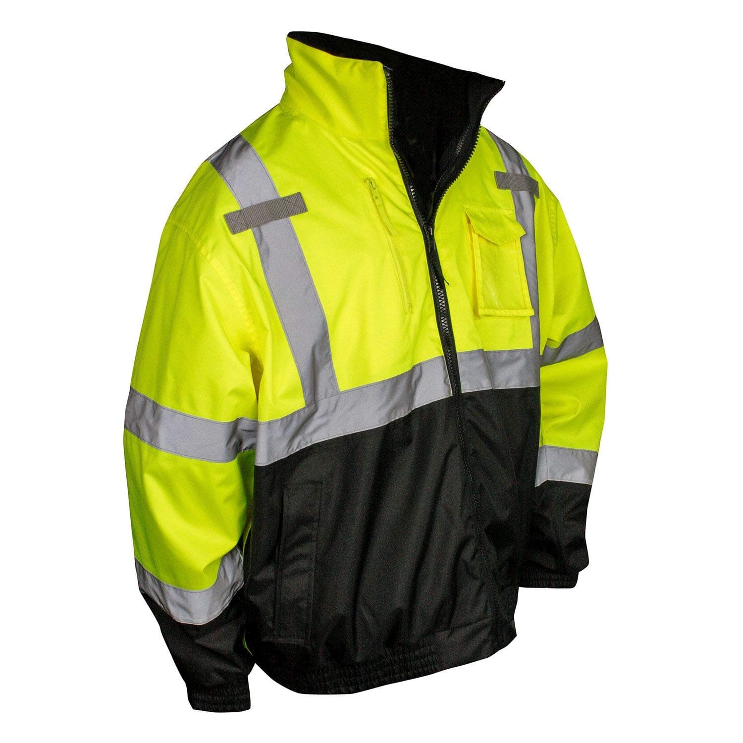 Radians SJ210B-3ZGS-3X Radwear Winter Bomber Jacket, Type R Class 3, Green/Black Bottom, 3X-Large