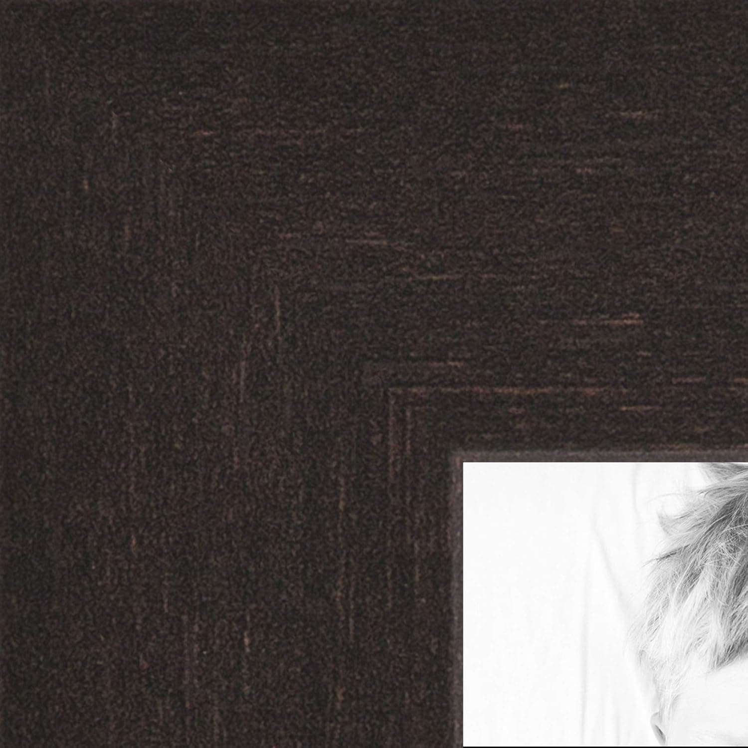 ArtToFrames 18x24 Inch Brown Picture Frame, This 1.25" Custom Poster Frame is Black Coffee, for Your Art or Photos - Comes with 060 Plexi Glass, WOM0066-76808-623-18x24