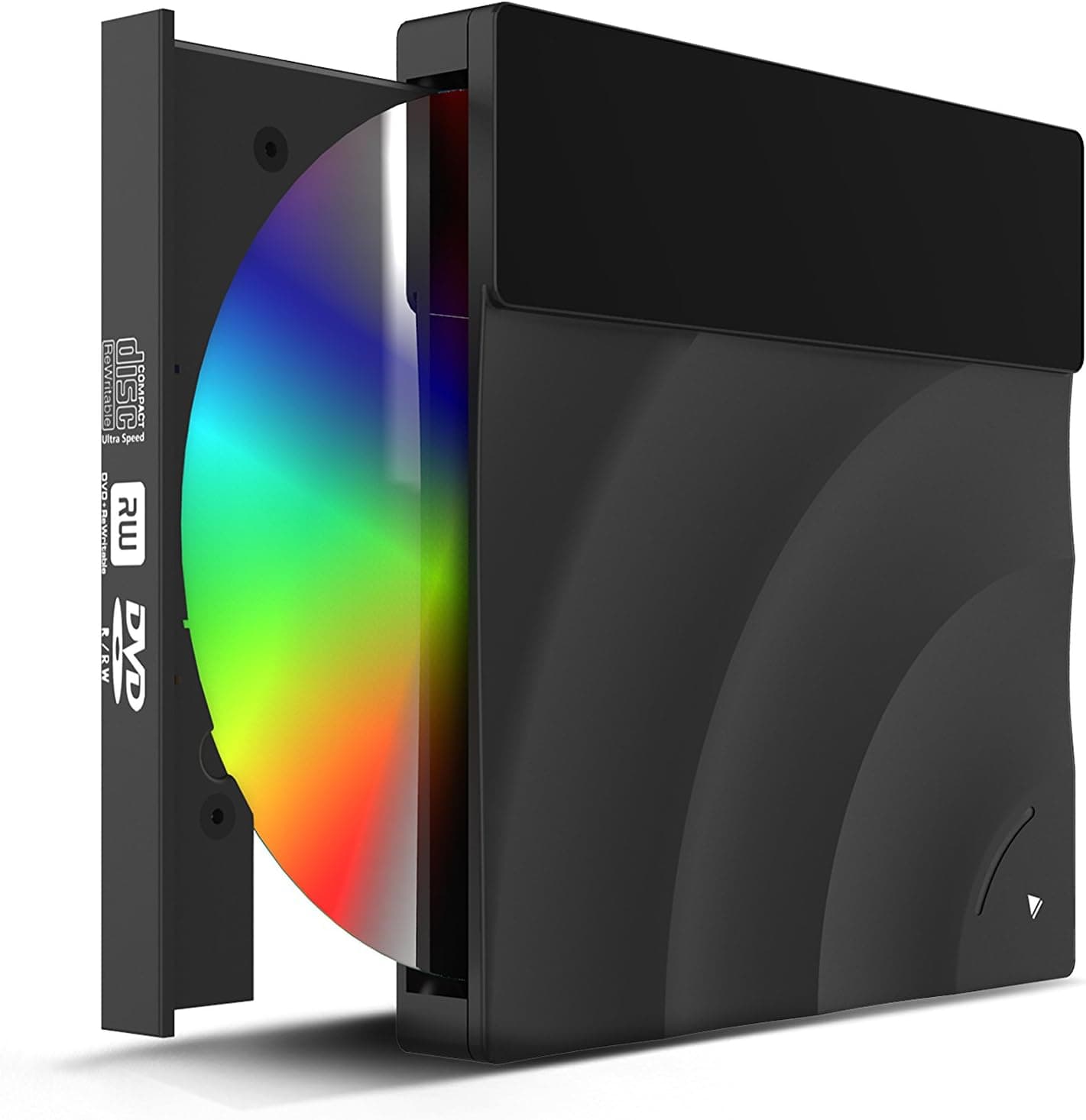 USB 3.0 External DVD Drive,Valoin Touch Control CD DVD Burner Superdrive Portable DVD Player for PC Laptop Desktop MacBook Windows XP/Win 7/Win 8/Vista/Linux/Mac OS
