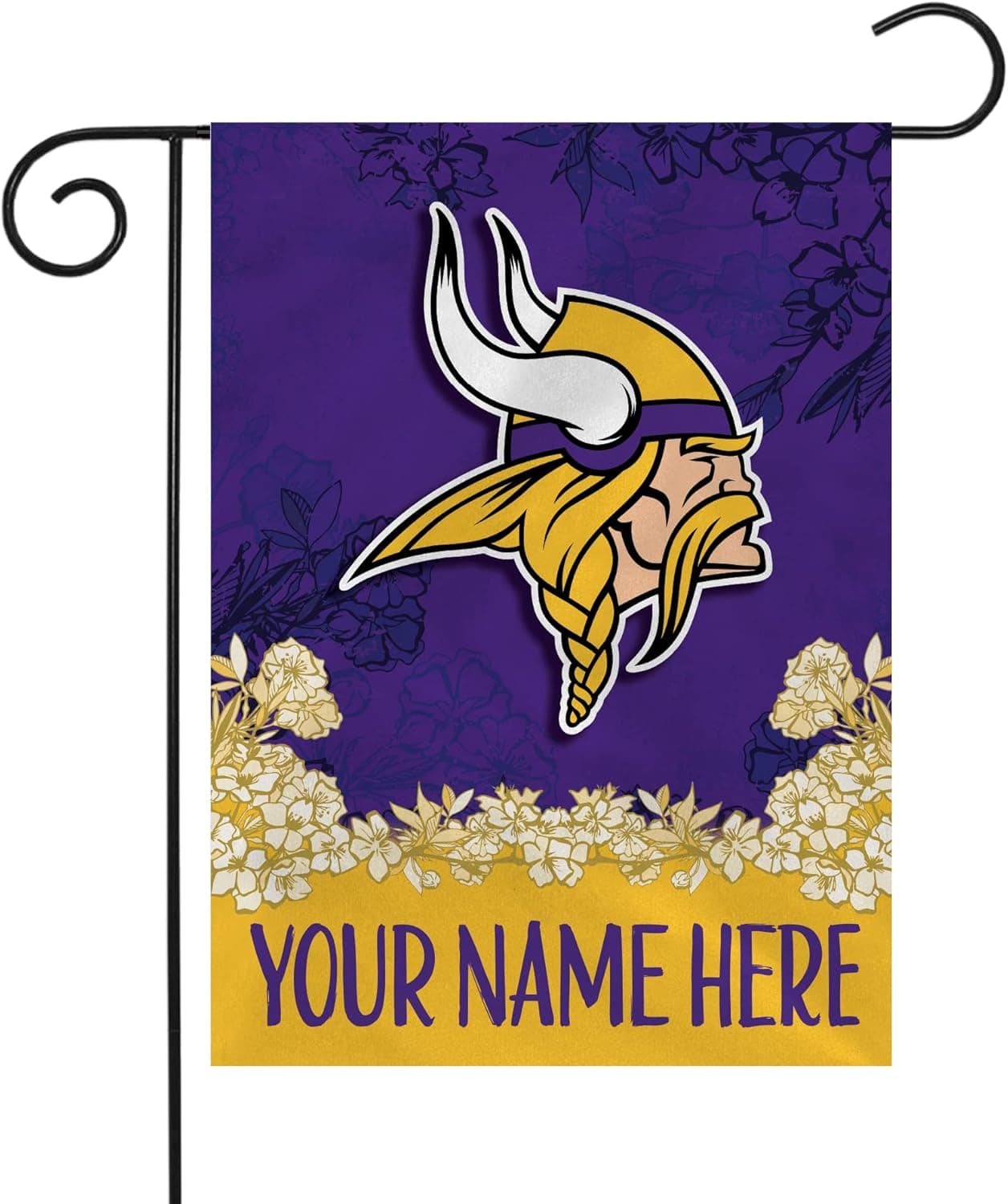 Rico Industries NFL Personalized 13" x 18" Double Sided