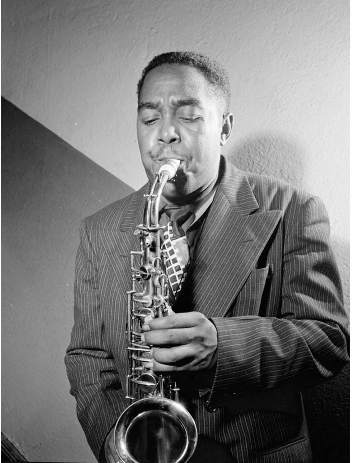 Wee Blue Coo Bumblebeaver VINTAGE PHOTO PORTRAIT SAX JAZZ LEGEND BIRD CHARLIE PARKER POSTER PRINT
