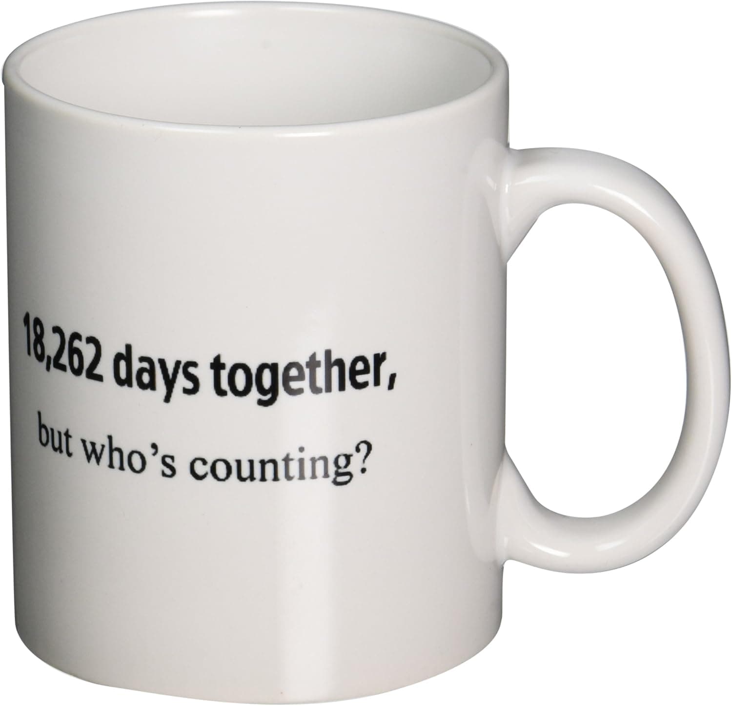 3dRose mug_112217_1 Happy 50th Anniversary Ceramic Mug, 11-Ounce