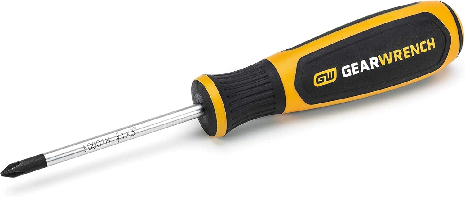 GEARWRENCH #1 x 3" Phillips Dual Material Screwdriver - 80001H