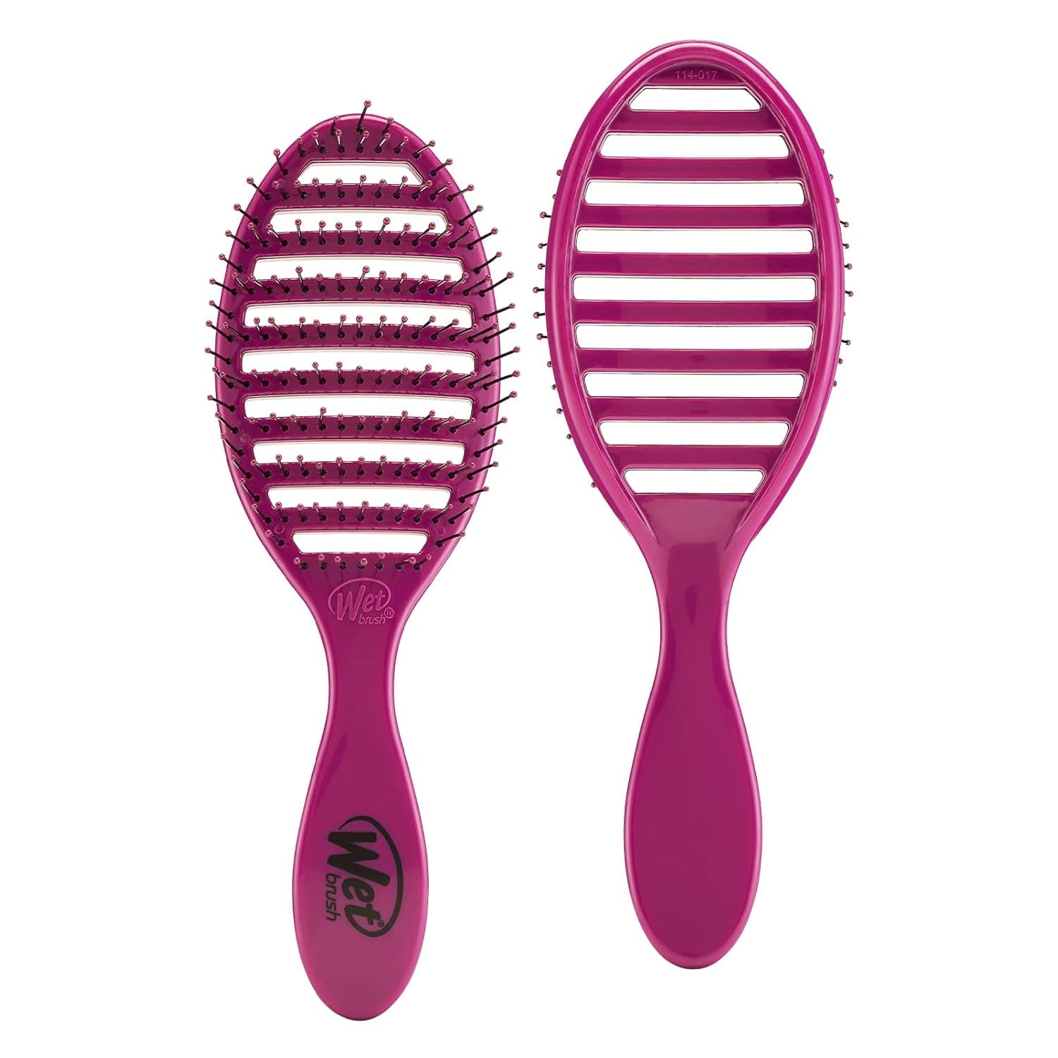 Wet Brush Speed Dry Hair Brush - Free Spirit, Sangria - Vented Design and Ultra Soft HeatFlex Bristles Are Blow Dry Safe With Ergonomic Handle Manages Tangle and Uncontrollable Hair - Pain-Free