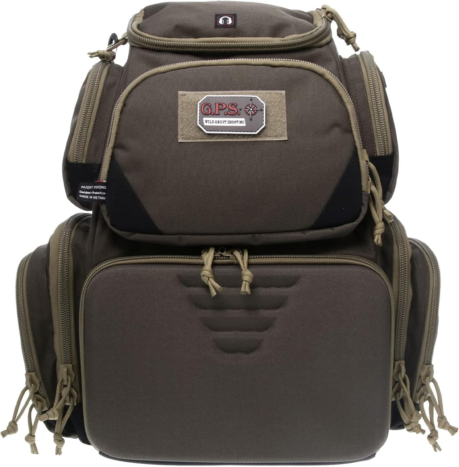 G.P.S. Sporting Clays Backpack | Secure Ammo & Shooting Accessories Storage | Durable Waterproof Tactical Range Gear