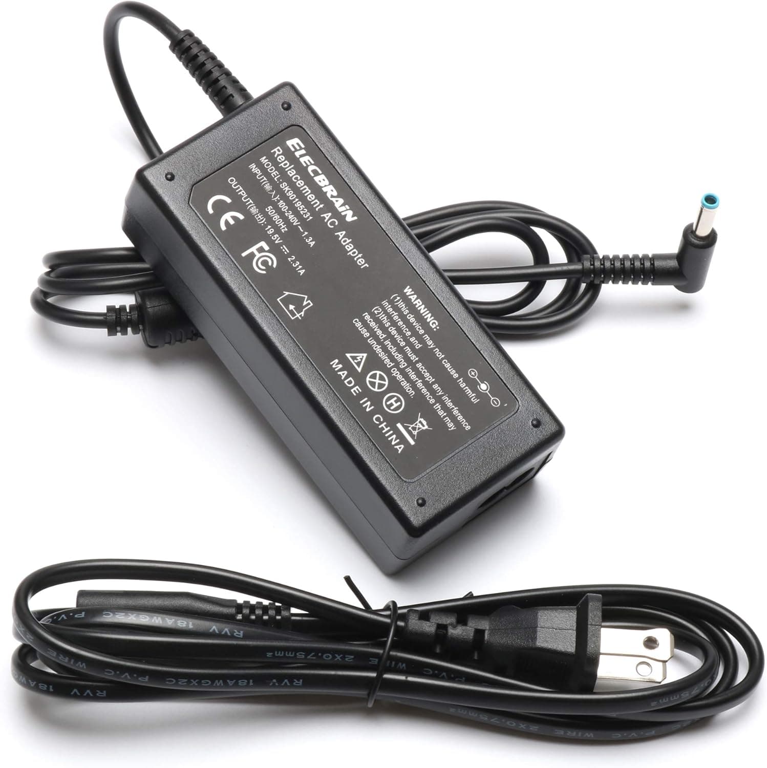 AC laptop Adapter Charger 19.5V 2.31A Replacement for 741727-001 740015-001 721092-001 719309-001 719309-003 TPN-LA03 845611-001 PA-1450-56HA 845836-850