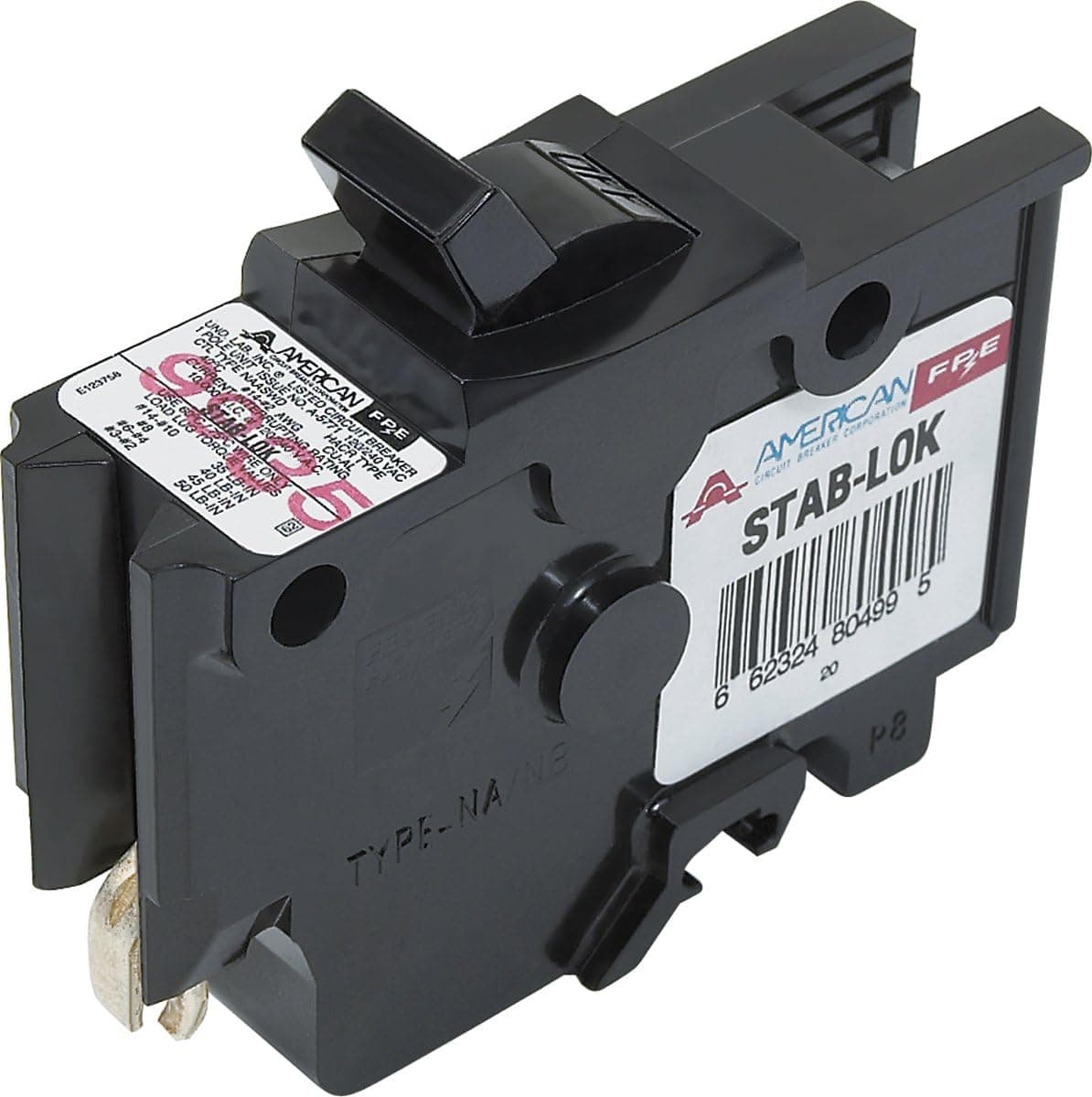 American/Federal Pacific Circuit Breaker, 1-Pole 30-Amp Thick Series