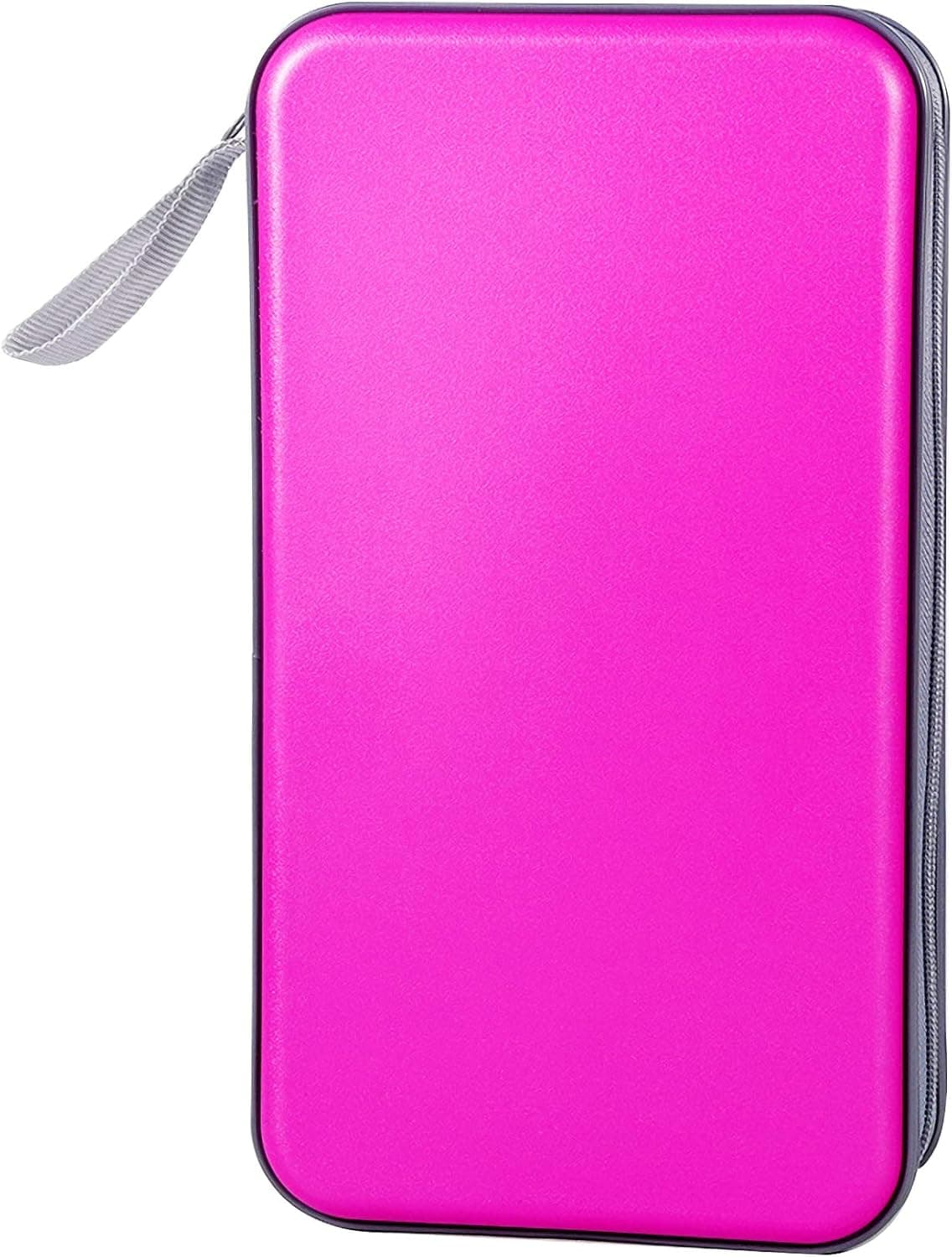 Penxina 80 Capacity CD/DVD Case Wallet, Heavy Duty DVD Disc VCD Storage, Holder, Booklet, Bag, Cases Binder, Album (Purple)