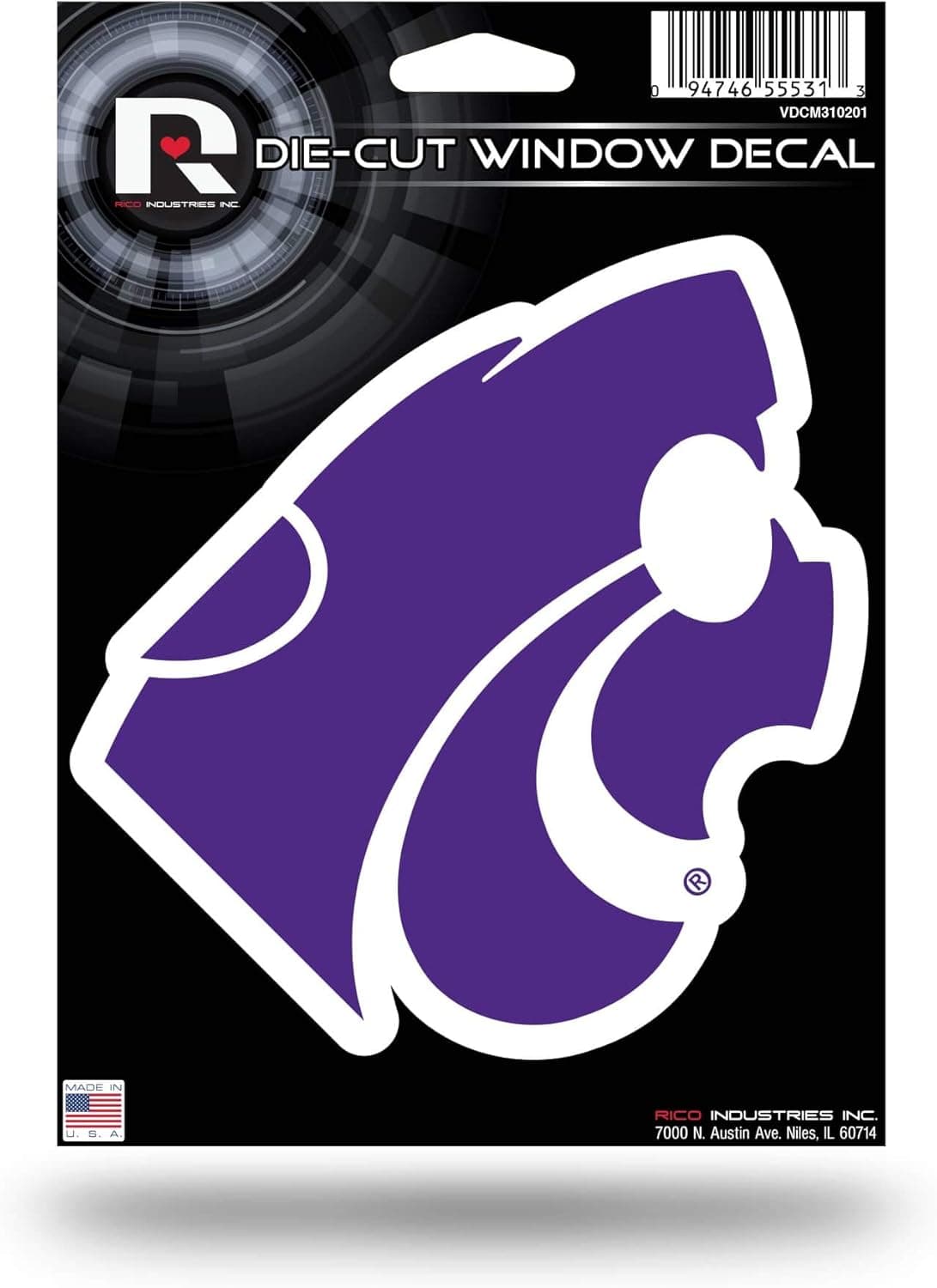 Rico Industries NCAA unisex Die Cut Vinyl Decal