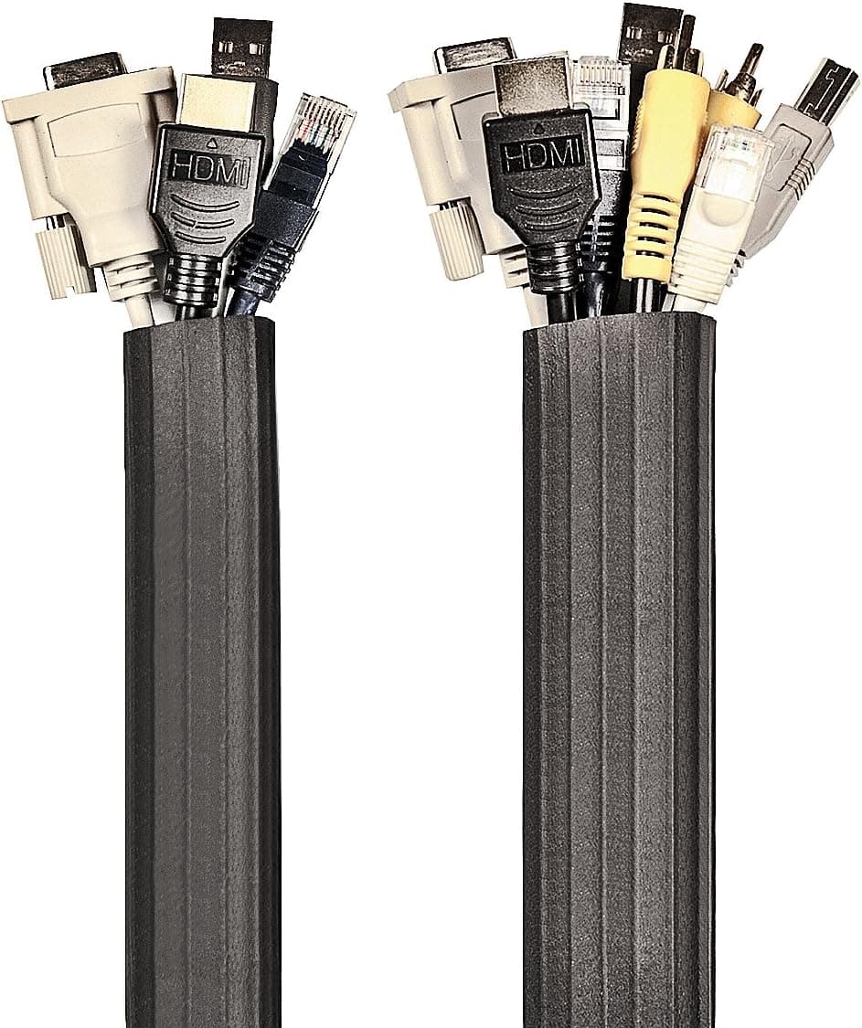 UT Wire UTW-FCW8-BK 8-Feet Expandable Flexi Cable Wrap, Black
