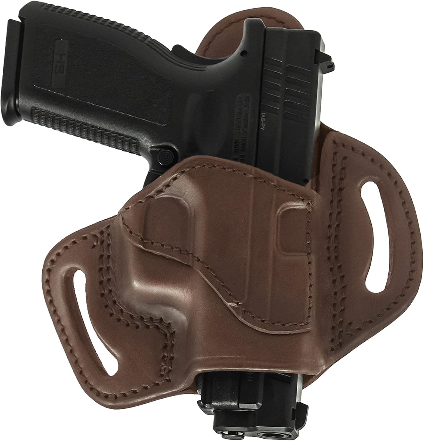 Tagua Gunleather - Full Grain Leather Gun Holster - Right Hand OWB Holster Open Top Belt Slide Quick Draw