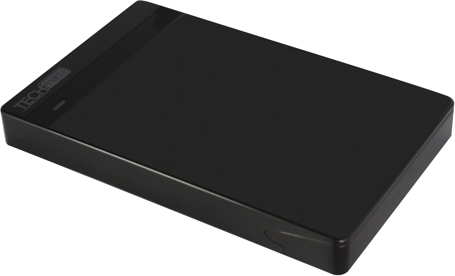 USB 3.0 Hard Drive Enclosure, TechMatte Easy-Slide Hard Drive Enclosure/External Storage Compartment (Black) for use with 7mm/9.5mm 2.5-inch SATA HDD/SSD