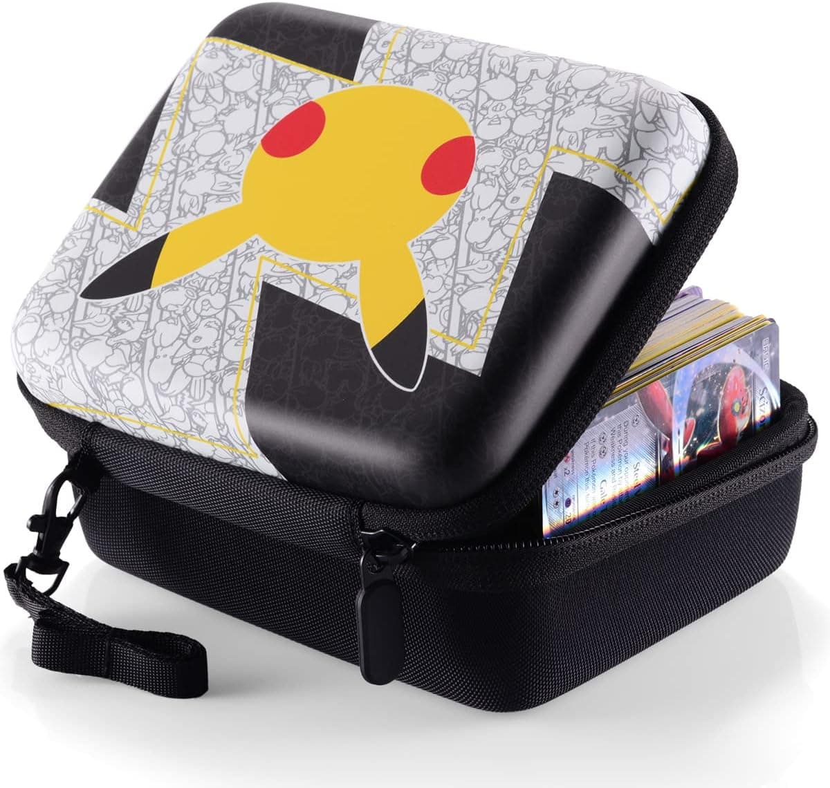 Bheddi Carrying Case compatible with PTCG Cards Trading Card Storage Box Holds 400+ Cards - Gifts for Boys & Girls (Original)