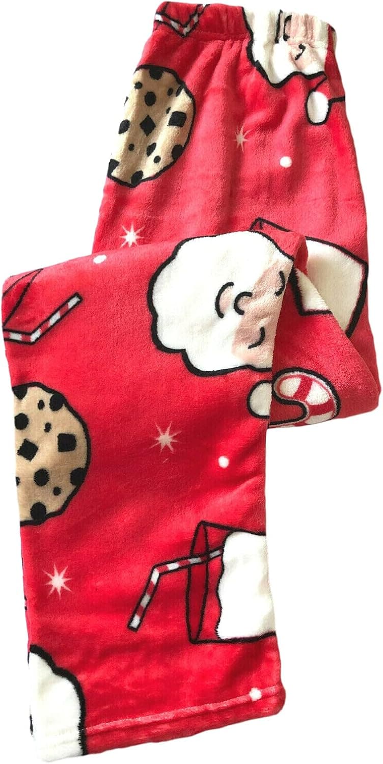 Women Ultra-Soft Plush Fleece Pajama Pants Cozy Bottom Lounge Sleepwear PJ Pants