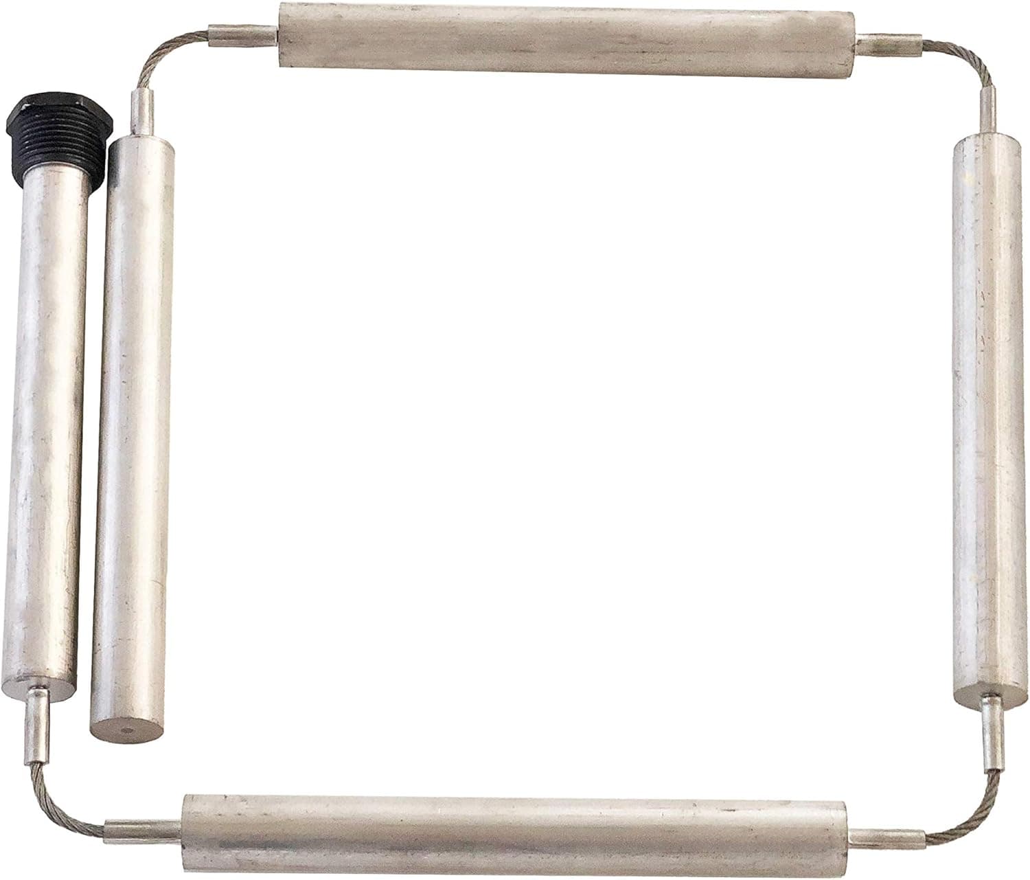 Water Connection AR139 Aluminum Zinc Water Heater Anode Rod; Hex Head; 3/4 NPT x 44-inch; Stops Sulfur/Rotten Egg Smell (Flexible/Segmented)