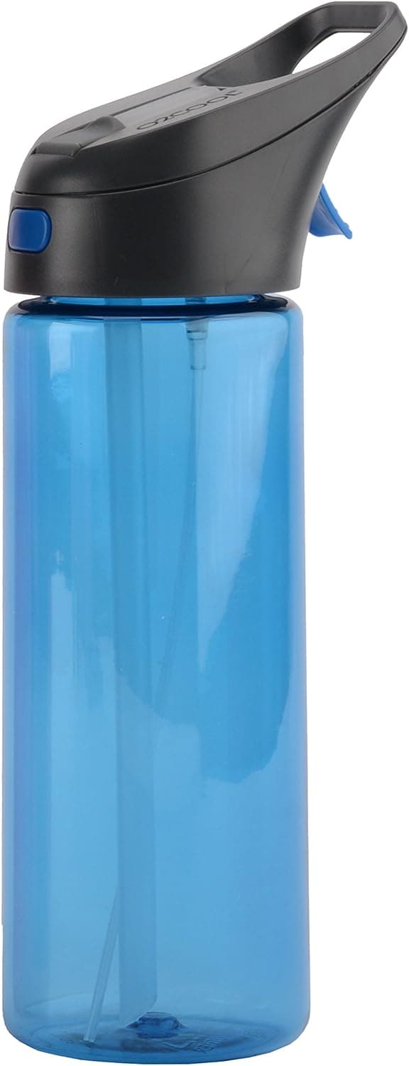 O2COOL Prism Bottle with Brighton Mist 'N Sip Top 24 oz., Dark Blue