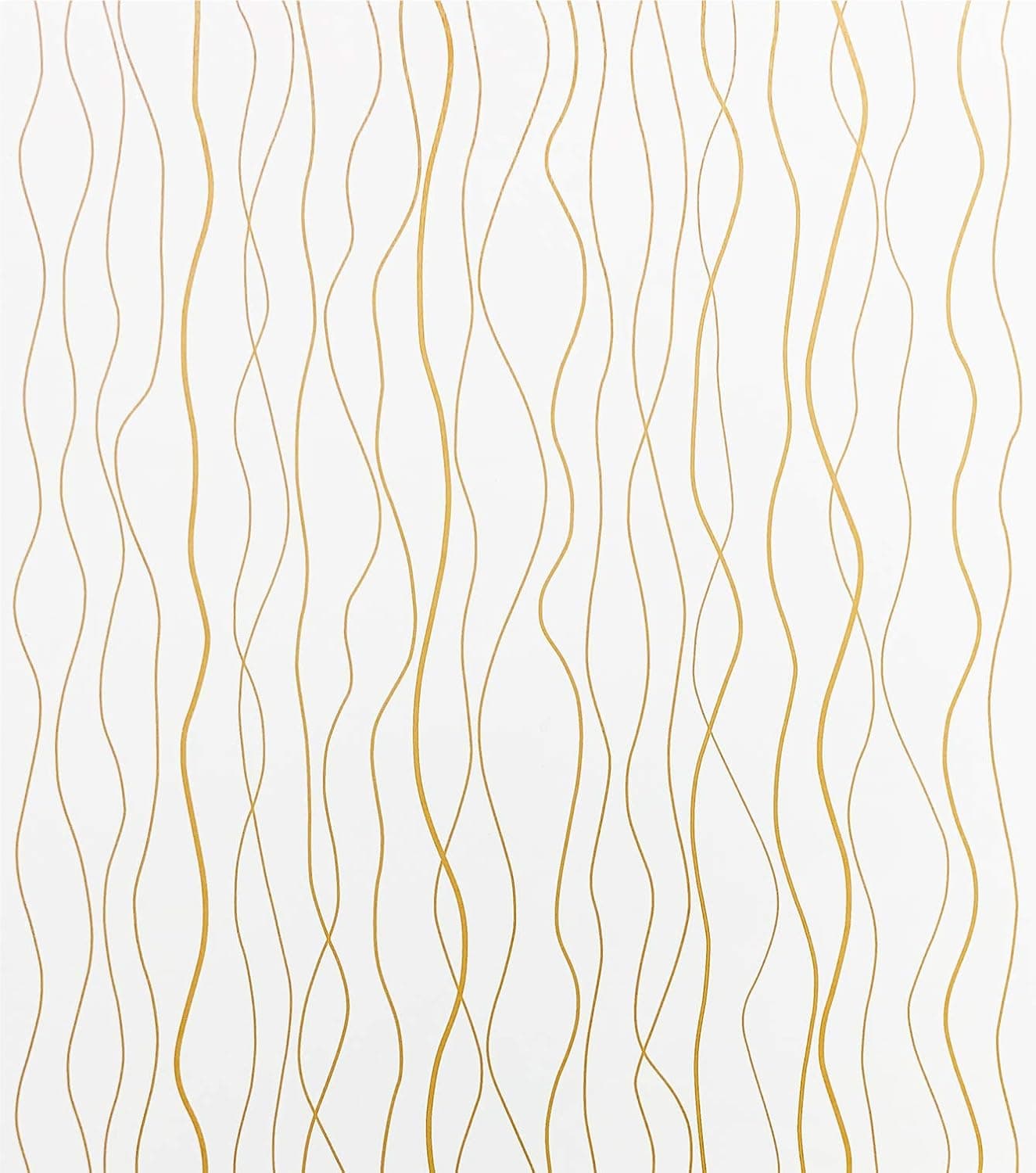 Geometric Wallpaper Modern Stripe Peel and Stick Wallpaper 17.7'' x 118'' Modern Self-Adhesive Wave Pattern Waterproof Vinyl Film for Wall Covering Shelf Liner Drawer Bathroom Decoration