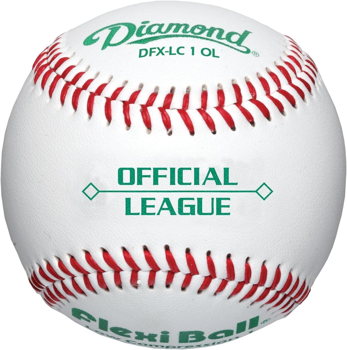 Diamond Sports Flex-Ball Low Impact Safety Official League Tee Balls for Kids Baseball (3-Pack)