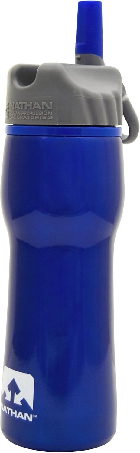 Nathan Stainless Steel 500 ml Flip Straw Bottle