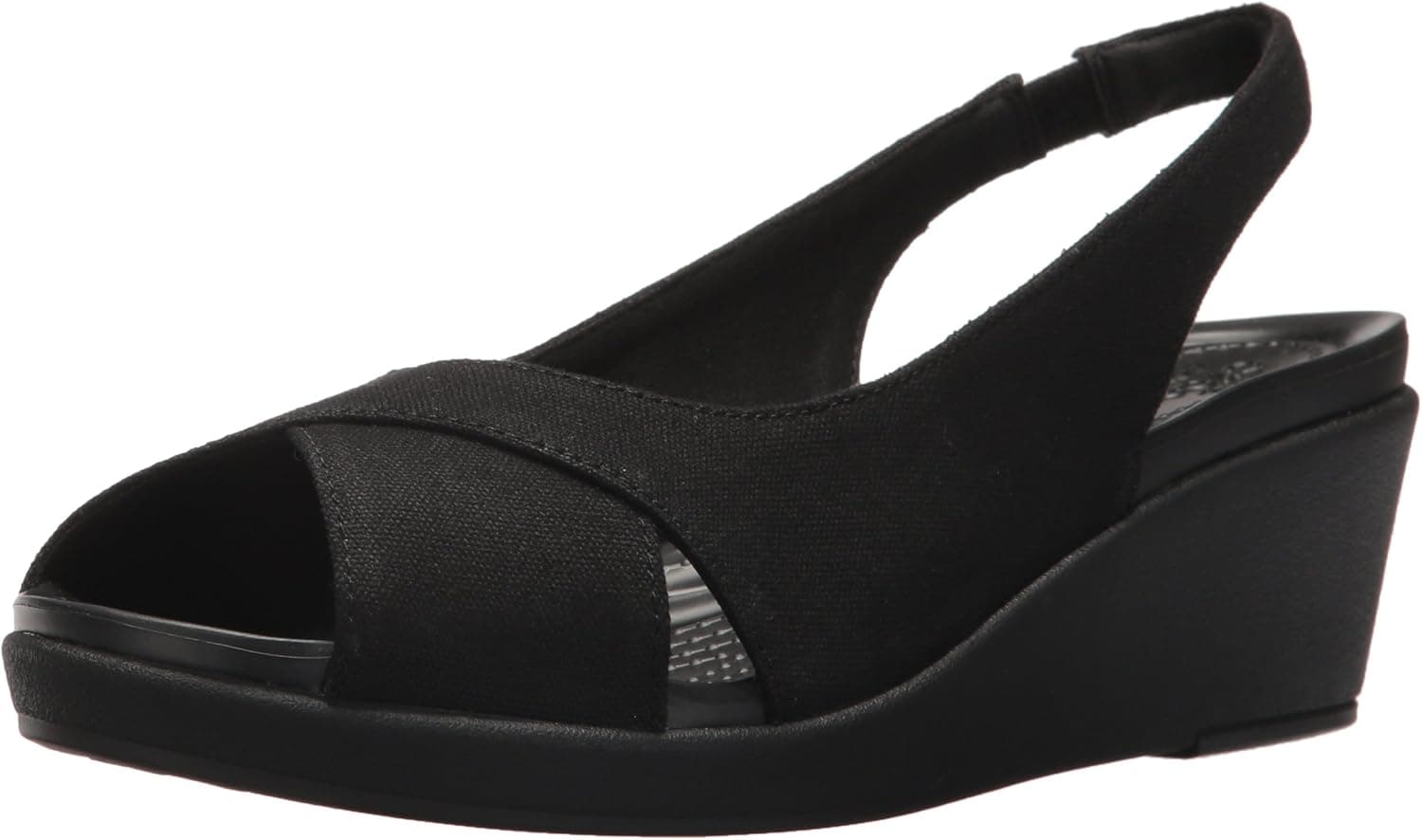 Crocs Women's Leigh Ann Slingback Wedge Sandal
