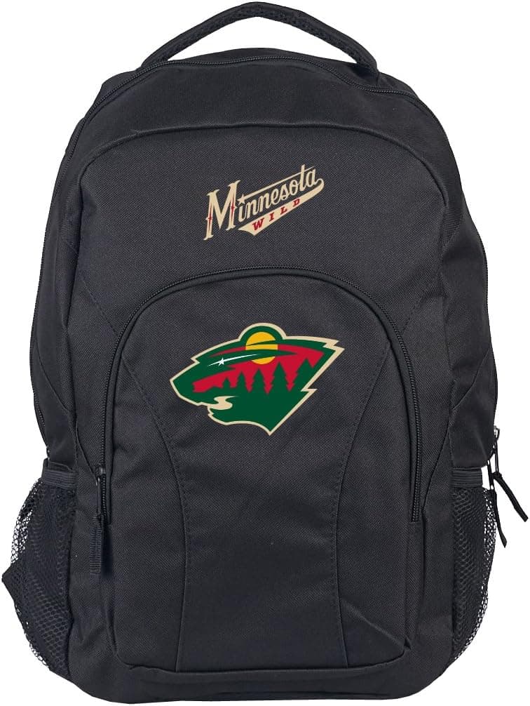 NHL Minnesota Wild "Draft Day" Backpack, 18" x 5" x 12"