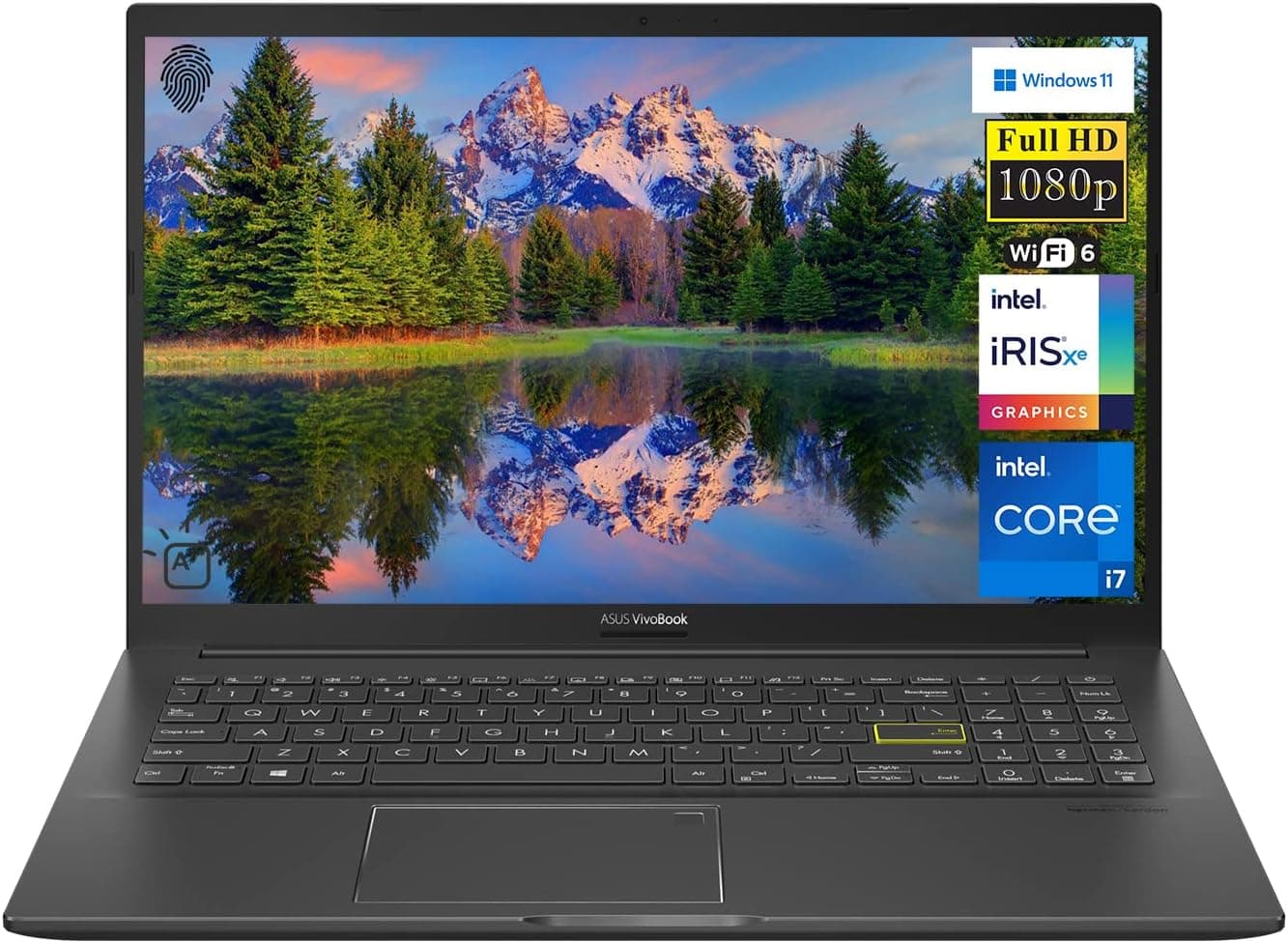 ASUS 2022 Newest VivoBook 15 Laptop, 15.6" FHD OLED Display, Intel Core i7-1165G7, 24GB RAM, 1TB PCIe SSD, HDMI, WiFi 6, Backlit Keyboard, Fingerprint Reader, Windows 11 Home, Indie Black