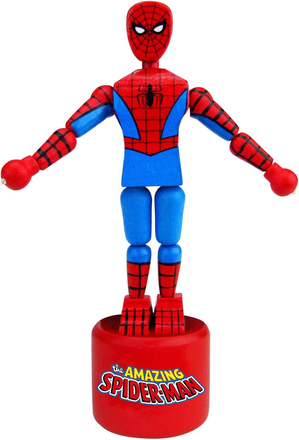 Entertainment Earth Spider-Man Wood Push Puppet