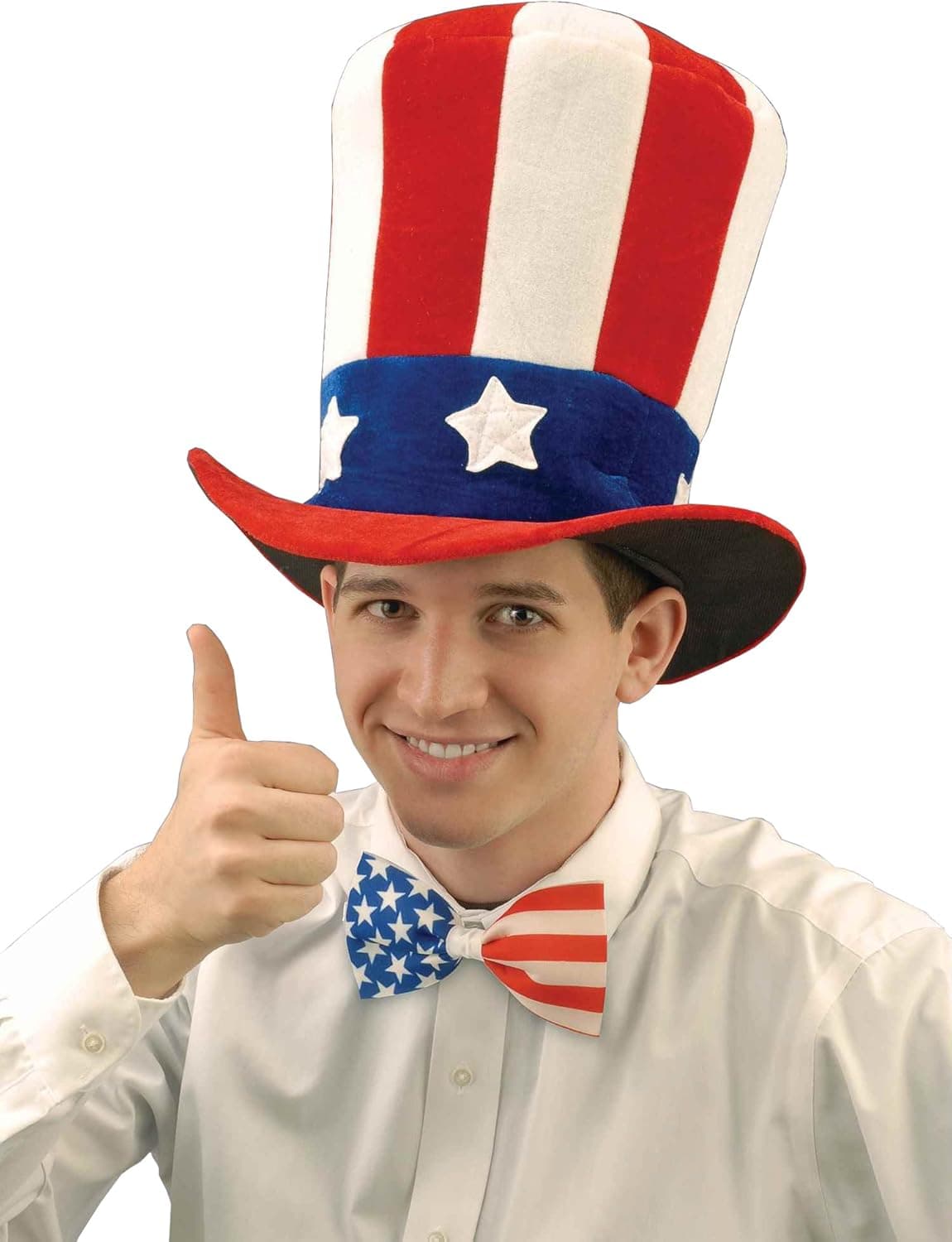 Forum Novelties Men's Uncle Sam Velvet Adult Top Hat