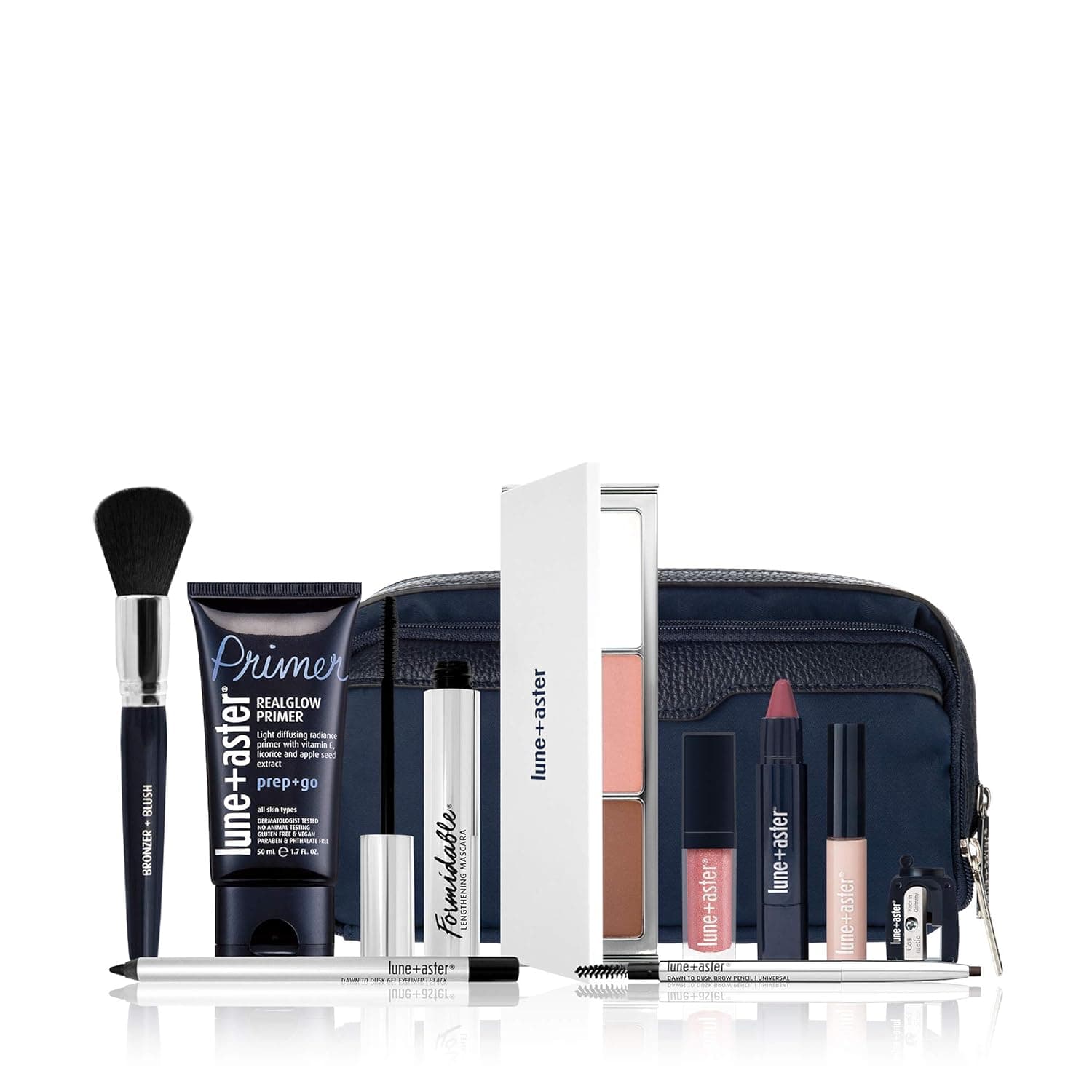 Lune+Aster Fabulous in Five! Makeup Set - Makeup set with everyday, top-selling vegan beauty basics