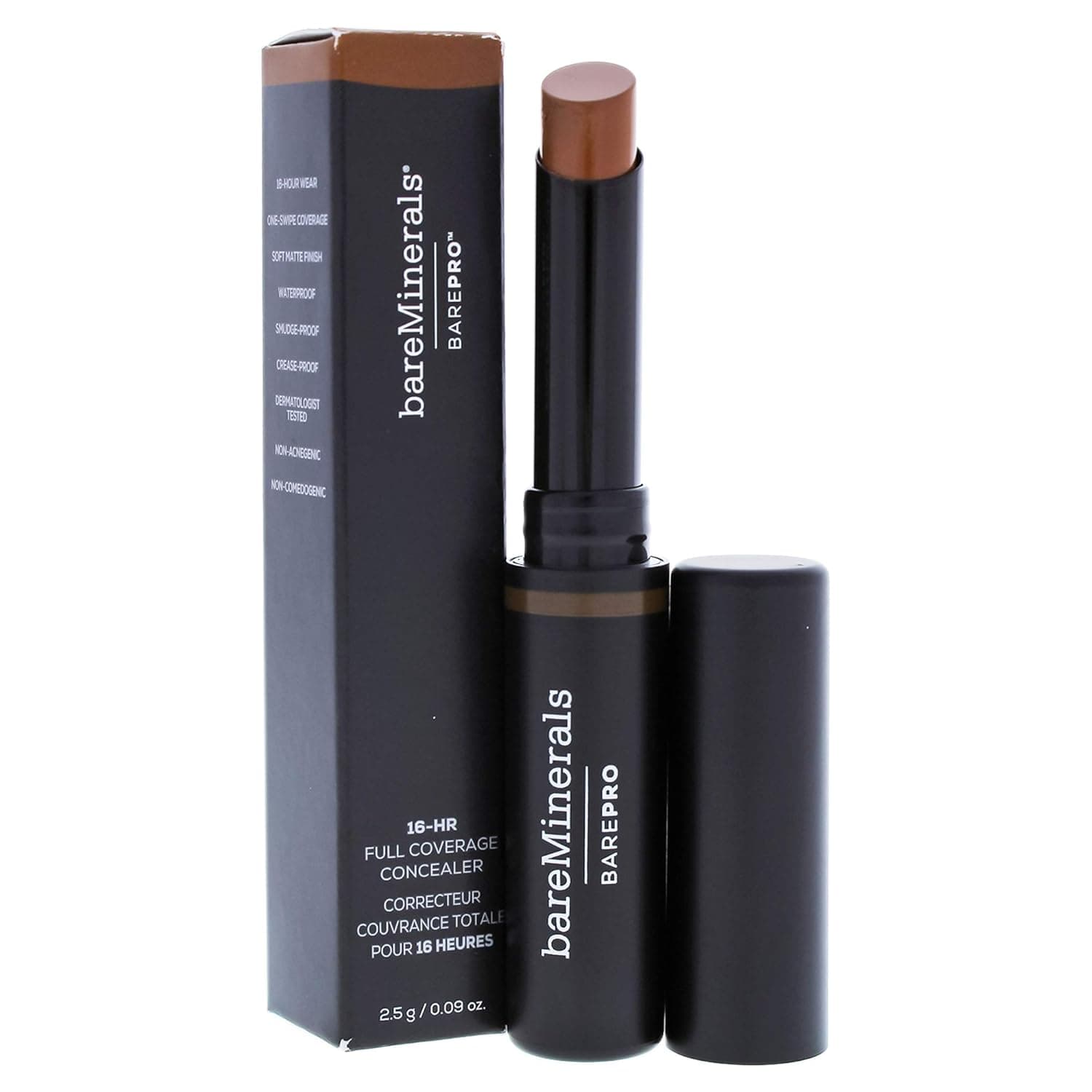 bareMinerals Barepro 16-hr Full Coverage Concealer, 15 Deep-Neutral, 0.09 Ounce
