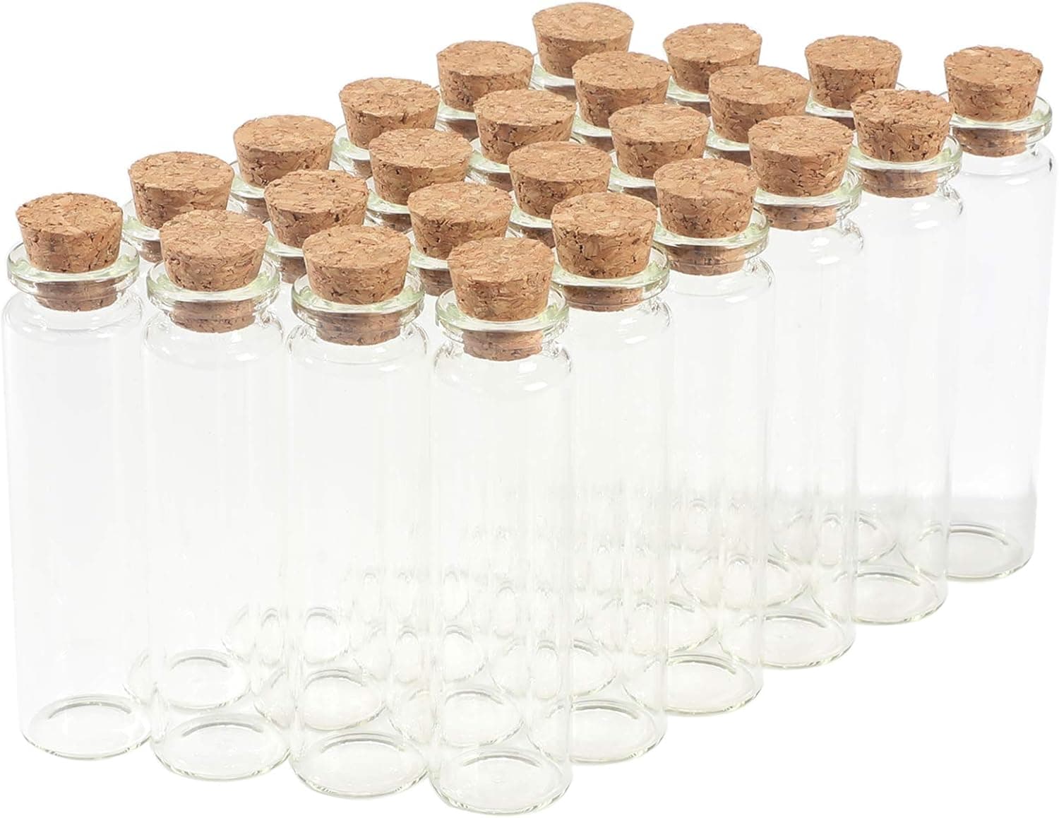 Magic Season Decorative Glass Bottles (24 Pcs / 0.68 fl oz.)