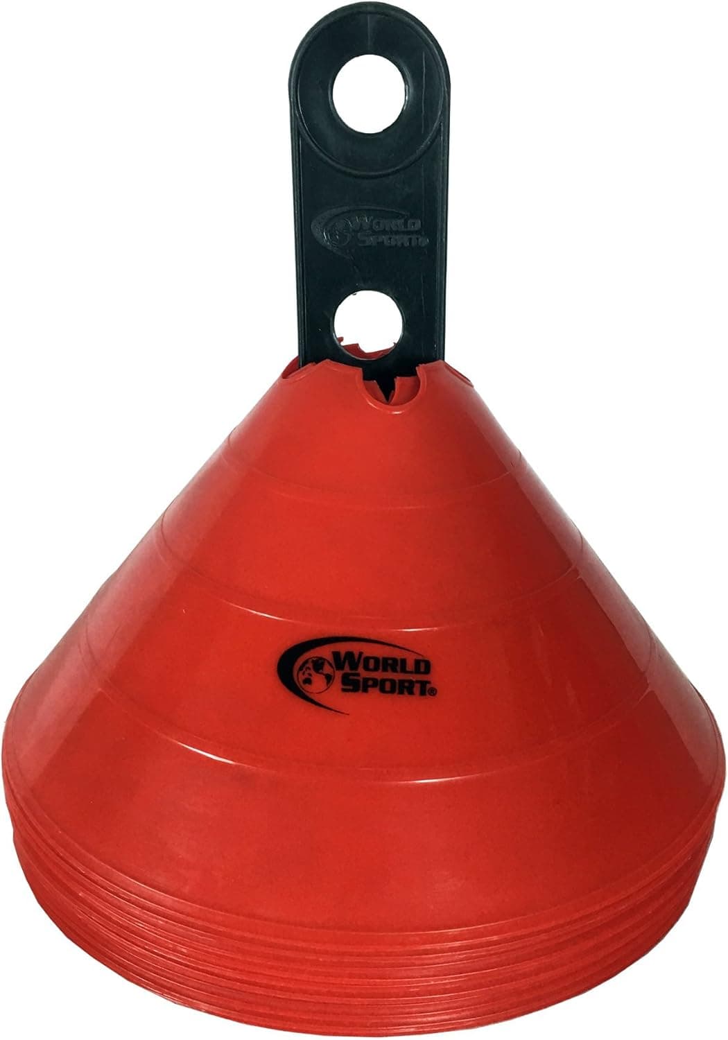World Sport Large Disc Cones Red
