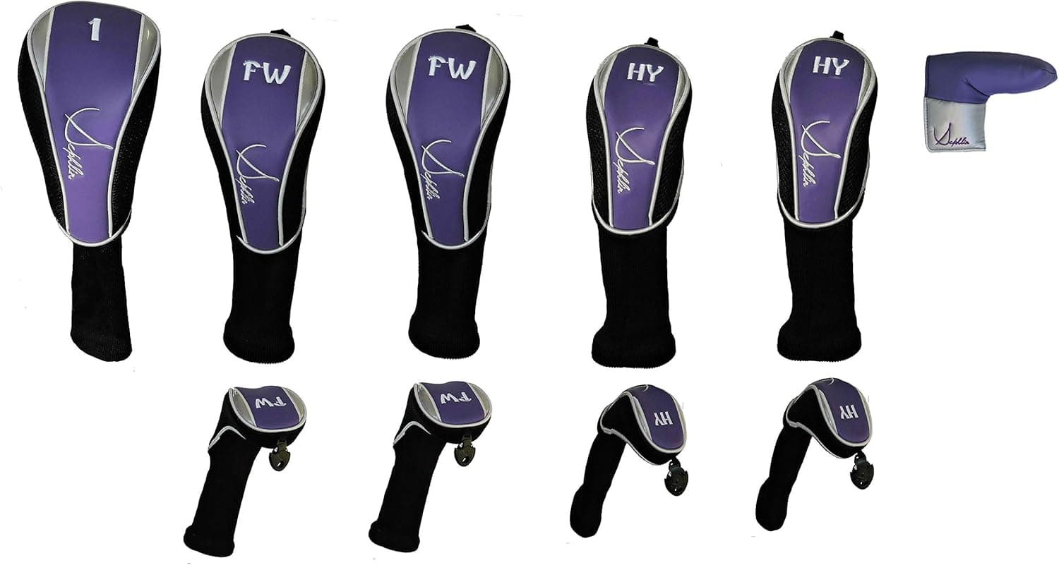 Sephlin - Sephlin Golf Head Putter Cover (Purple_Silver)