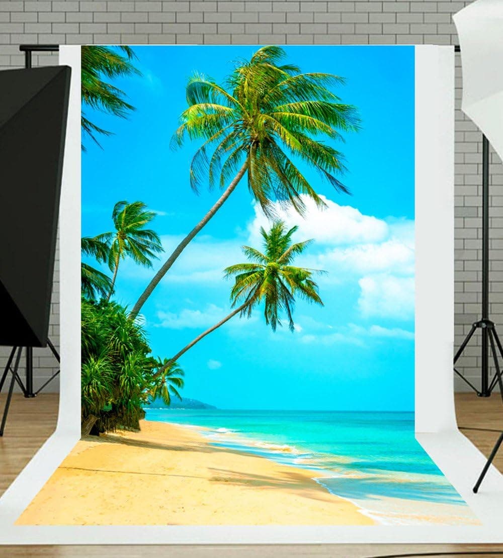TMOTN 5x7ft Sea Blue Sky Photography Backdrops Beach Wedding Photo Backgrounds Vinyl Holiday Background Studio Props D1638