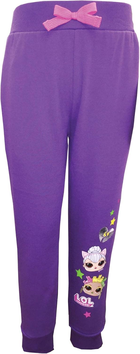 L.O.L Surprise! Dolls with Heart and Stars Purple Joggers