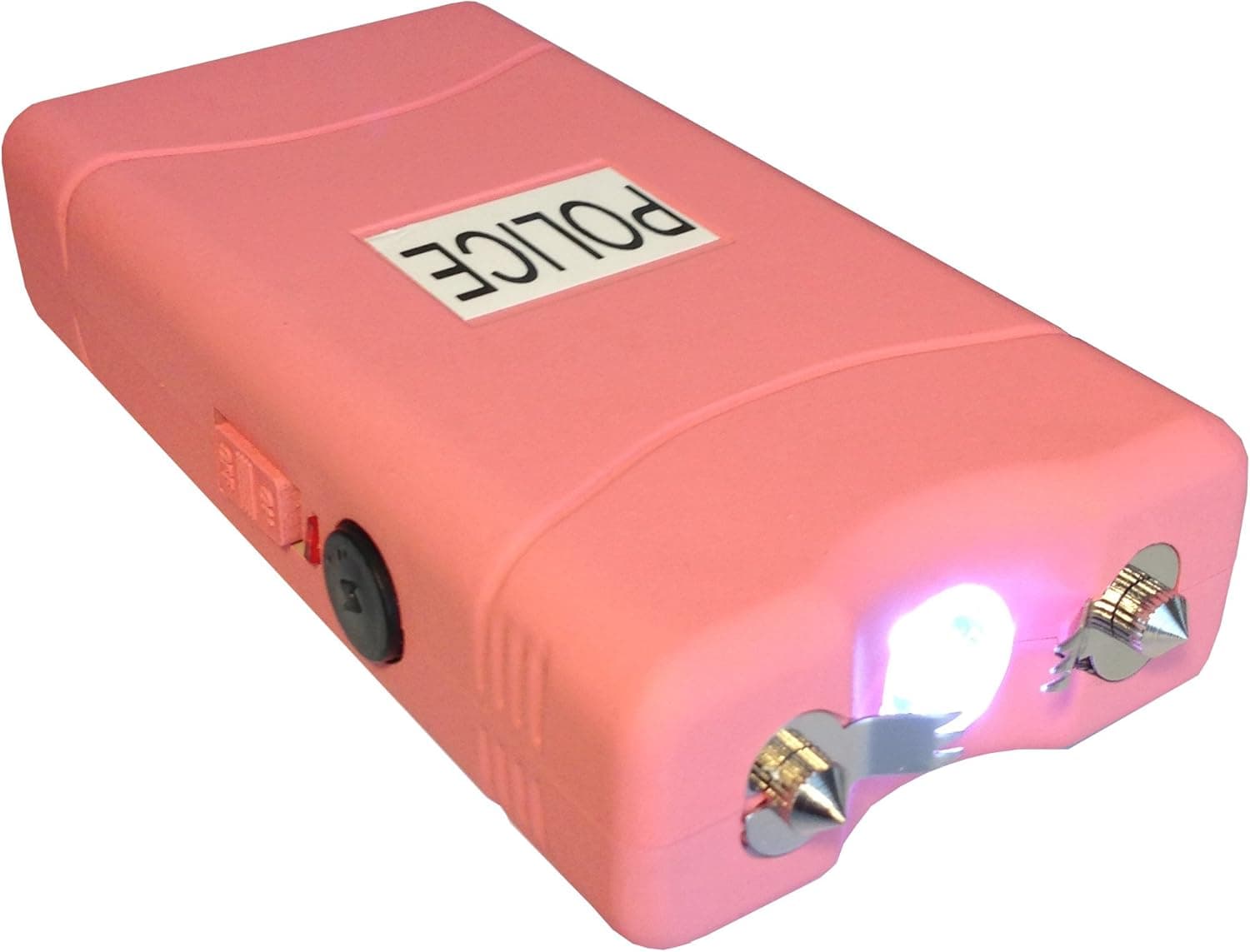 POLICE 25,000,000 V Stun Gun With LED Flashlight (Pink)