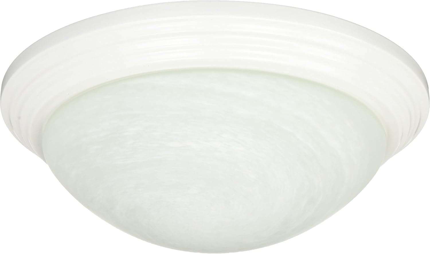 MaxLite ML2G362ALW 2-Light Alabaster Flush Mount Ceiling Light