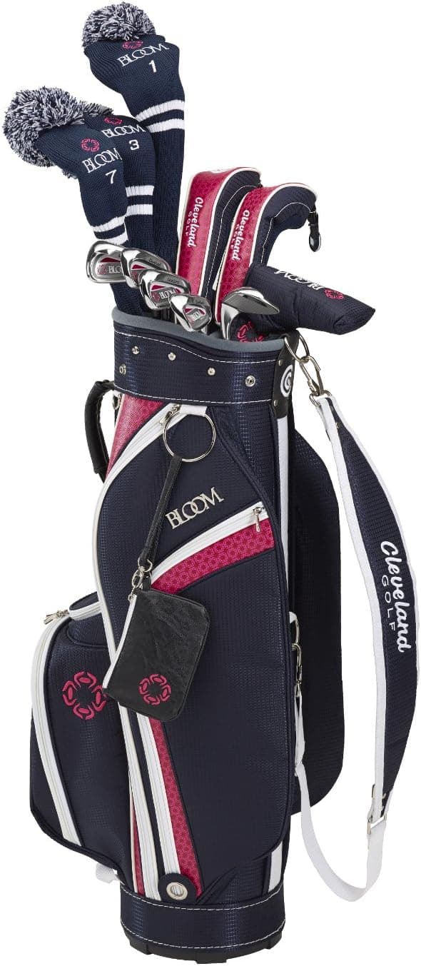 Cleveland Golf Women's 2015 Bloom MAX Set, Navy, Graphite
