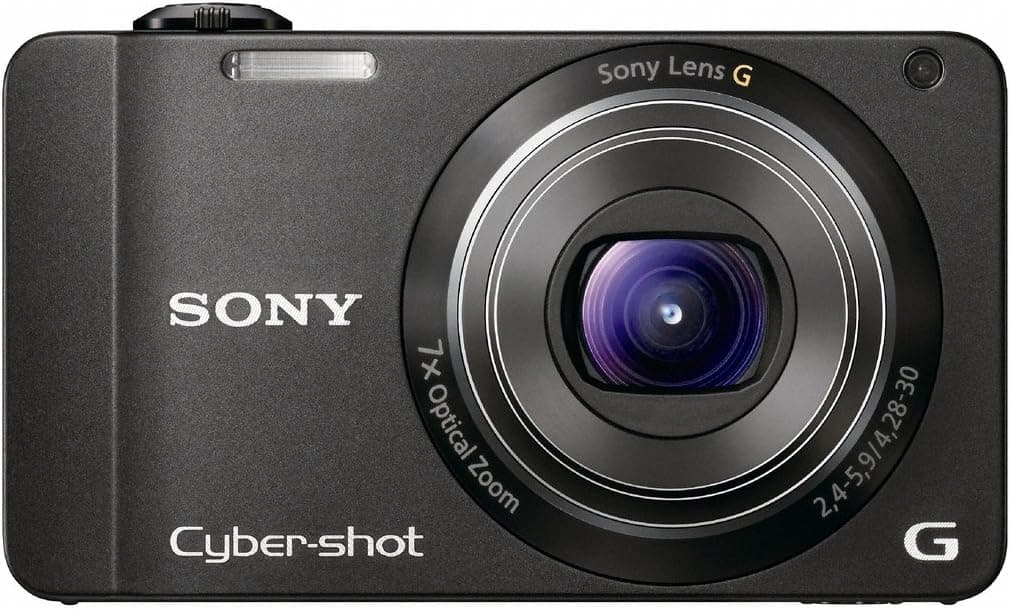 Sony DSC-WX10 Cyber-Shot 16.2 MP Exmor R CMOS Digital Still Camera with 7x Wide-Angle Optical Zoom G Lens and Full HD 1080/60i Video (Black)