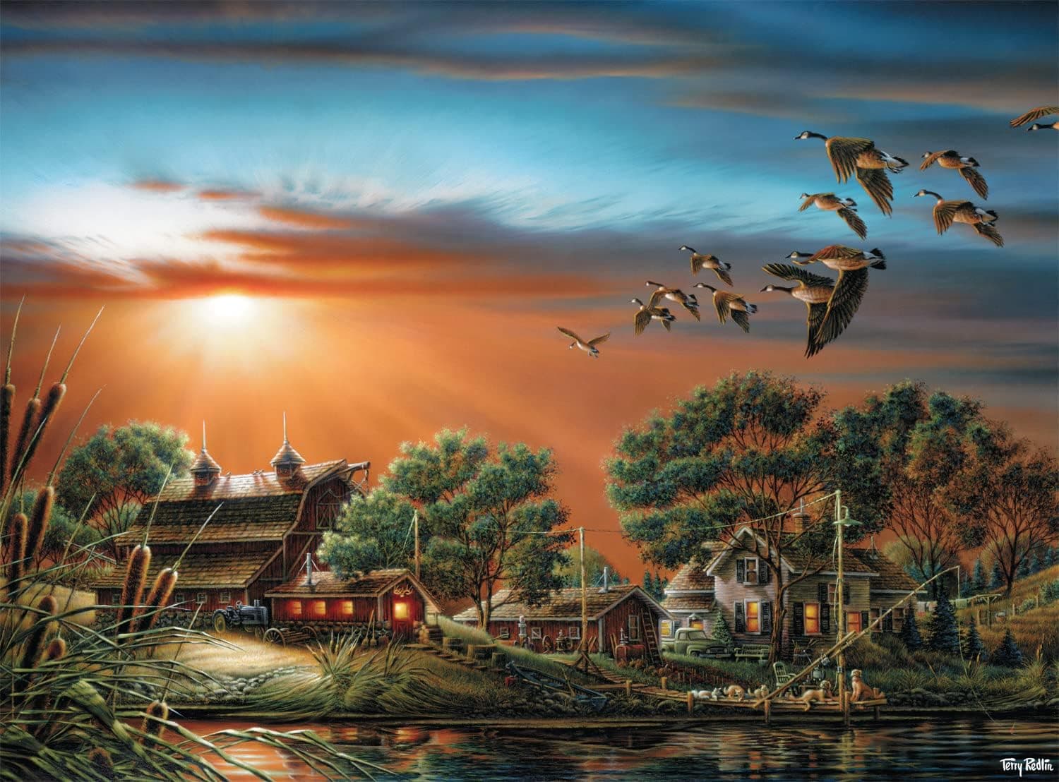 Buffalo Games - Terry Redlin - Lazy Afternoon - 1000 Piece Jigsaw Puzzle