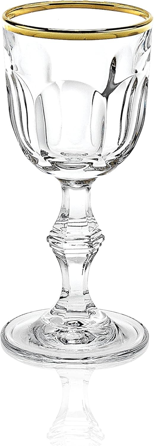 Lorenzo Provenza Cordial by Lorren Home Trends (6 Pack), Gold