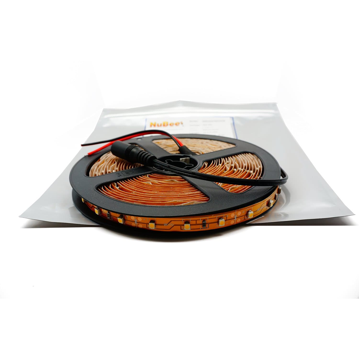 Nubee 3528r 16.4 Feet(5 Meter) Red Non-Waterproof 300 LEDs Flexible LED Strip Light and Adhesive Back 12 Volt