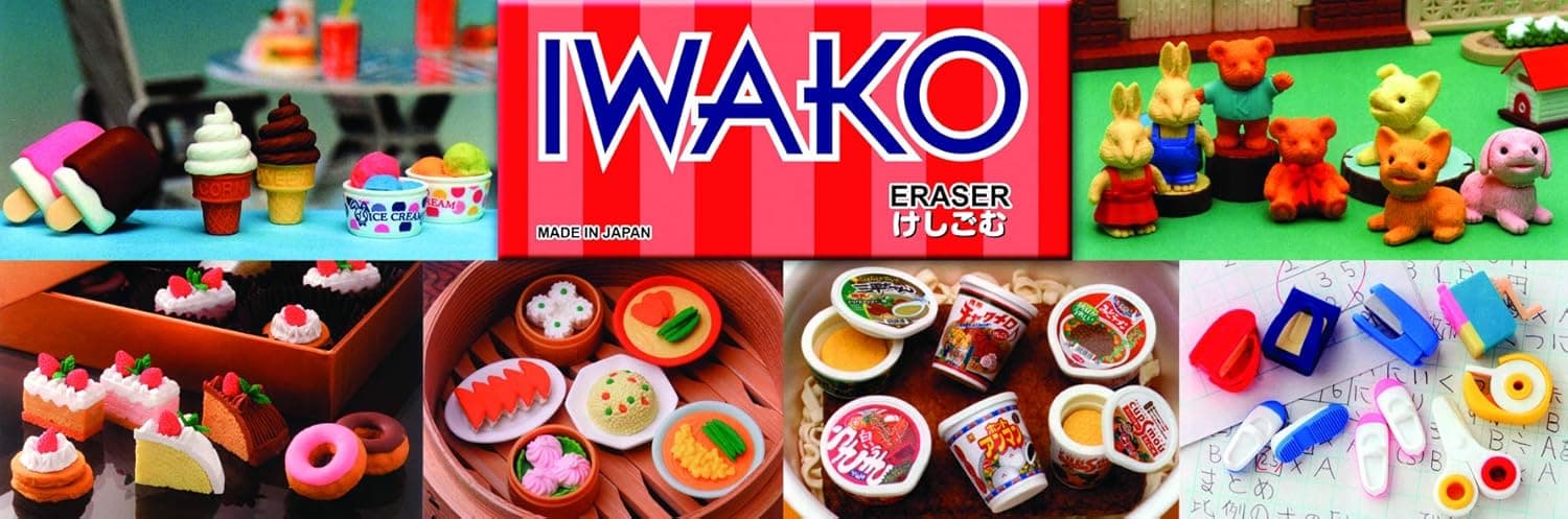 Iwako Japanese Eraser Set - Sushi Assortment