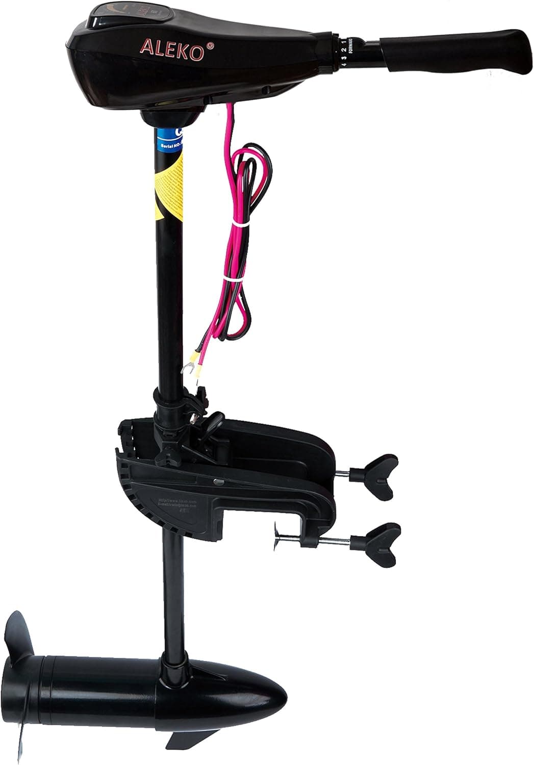 ALEKO TRM-L-60 60-62 LBS Thrust 12V Trolling Electrical Motor 5-Speed Forward 3-Speed Reverse