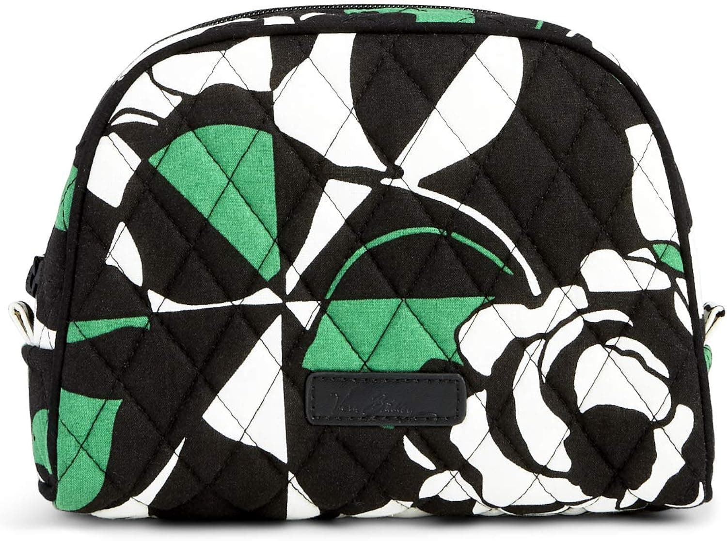 Vera Bradley Women's Organizer Signature Cotton Medium Zip Cosmetic Makeup Bag, Concerto, One Size