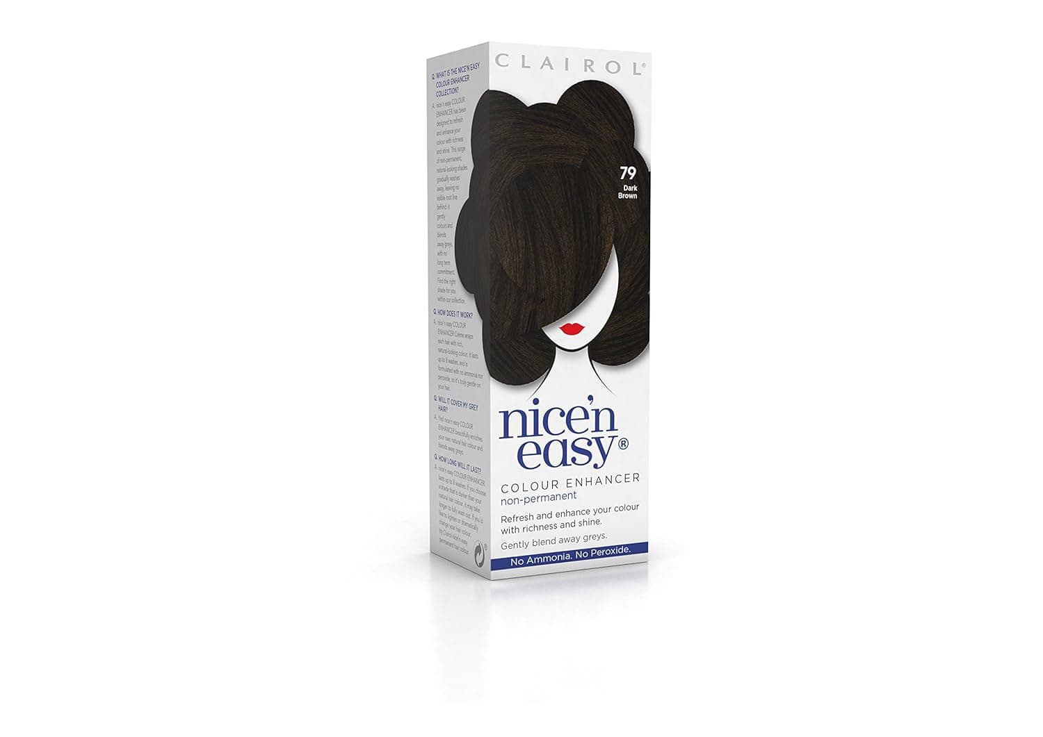 Clairol Nice 'N' Easy by Loving Care 79 DARK BROWN